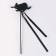 Halloween carnival rod, black color, species mix
