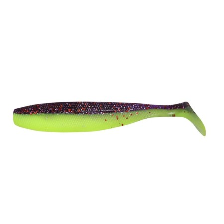 The Yaman Pro Sharky Shad, 11.4 cm, color #26-Violet Chartreuse, packaging 5 pcs.