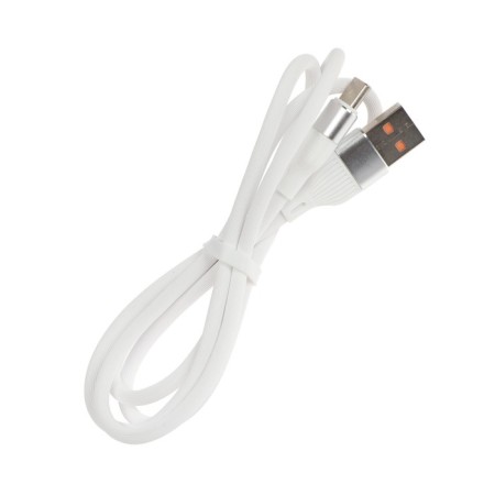 Cable Smartbuy S72, Type -C - USB, 3 A, 1 m, charging + data transfer, white-2