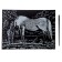 Family engraving with the effect of Gold "Horses"