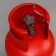 Gas cylinder, 12 l, with a valve, empty, GOST 15860-84