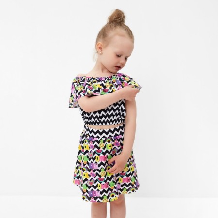 Kit for girls, black/white color, height 110 cm-2