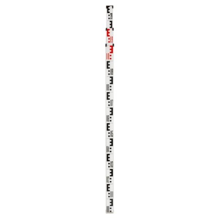 Telescopic rake AMO S3, 3 m, e-graded and millimeter scale