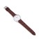 Men's wrist watches, D-4 cm, brown strap