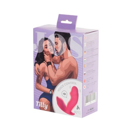 GHO point stimulator with Jos Tilly voice control, silicone, pink color, 11 cm-8