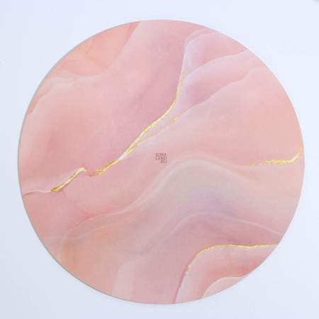 Stead under the cake reinforced, confectionery packaging, "marble", 26 cm, 2.5 mm-2
