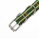 Collar of tarpaulin dimensionless two -layer, 52 x 2 cm, khaki/salad