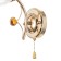 Bra 2195/1 E27 40W gold 16x13x23 cm