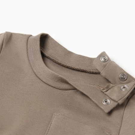 T-shirt T-shirt, I am Basic Line, height 74-80 cm, brown-1