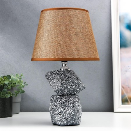 Table lamp 7515132TL/1 E14 40W gray 20x20x34 cm Risalux