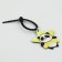 Acrylic key a keychain "Panda" 15 x 6 cm