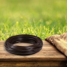 Artificial rattan is smooth 6 mm 100 m half a pipe (wenge)