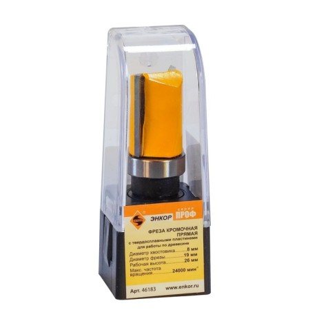 Clesteric Encor Prof 46183, straight, on wood, d = 8 mm, 19 x 26 mm-2