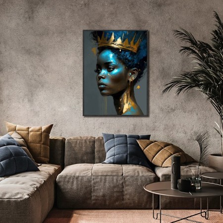 Reproduction of the picture "Ethno Art II", 58x78 cm, frame 20-010d-1