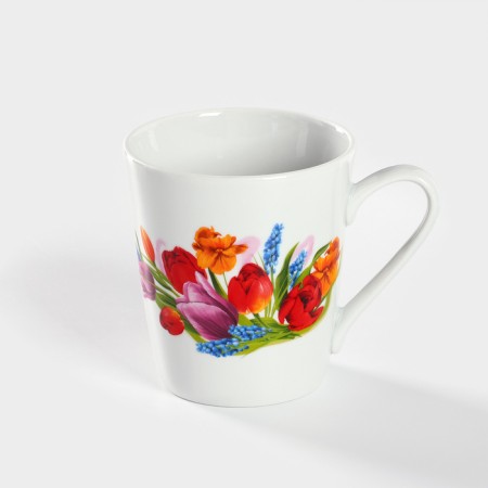 Porcelain mug "May bouquet", 300 ml, d = 8.7 cm