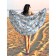 Pareo and beach rug "Blue butterflies", d = 150 cm