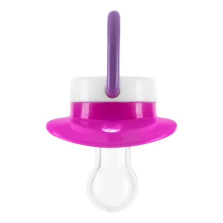 Nipple - Silicone dummy classic, with a chain and clothespin, from 0 months., Mix color-12
