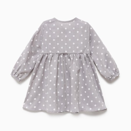 Baby dress I, height 80-86, gray-3