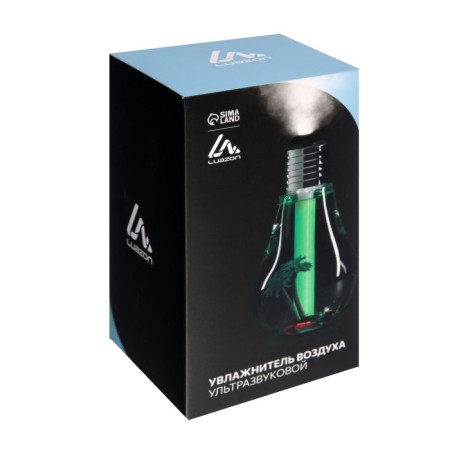 Air humidifier Luazon LHU-06, ultrasound, 400 ml, 2 W, USB, portable, mix-15