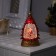 LED figure "Santa Claus on a deer" 9 × 15 × 4 cm, plastic, batteries AAAX2 (not in the kit), glow warm white