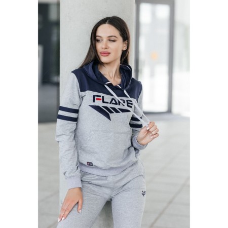 Female Female Suit, size 50, gray, blue color-3