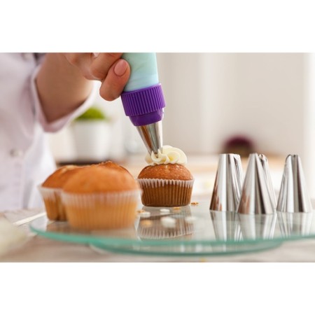 Confectionery set, 8 objects: bag, adapter, 6 nozzles d = 3 cm-11