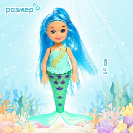 Fairy -tale doll "Mermaid" with accessories, mix-1
