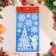 Stickers on the windows "New Year" Santa Claus, Christmas tree, 48x24 cm