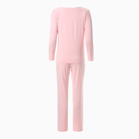 Kit (jumper, trousers) female minku, pink color, size 48-11