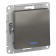 Switch SE AtlasDesign, 10 A, 1 key, with backlight, CX.1A, mechanism, color steel