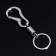 Cartage keychain, carbine, metal, chrome