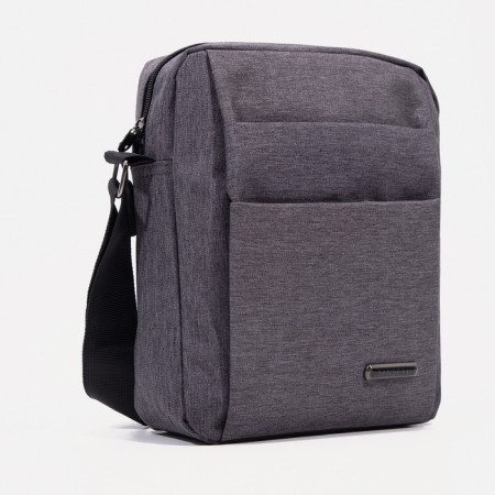 Male bag, gray color