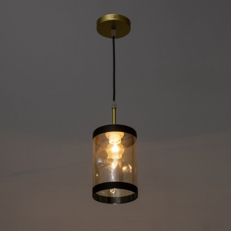 Lamp "Ellen" 1he27 40W gold 12x12x15-115 cm-2