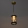 Lamp "Ellen" 1he27 40W gold 12x12x15-115 cm
