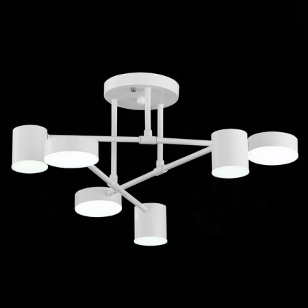 Ceiling EVOLUCE lamp. Sle201052-06. Nobel. 6x7 W, LED, 4000K, 3024 LM, 57x57x25 cm, white color-7