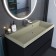 Sink uperwood Classic quartz 90 cm, quartz, beige matte, dessert