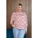 Female blouse, size 54, red color
