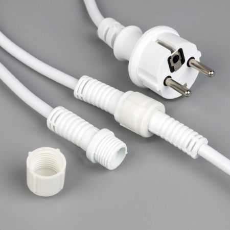 Girlyand "Retro Belt Light" 10 m, IP54, UMS, white thread, step 50 cm, E27 (without lamps), 220 V-5