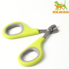 Coger scissors with soft handles, a hole of 8 mm, green-gray