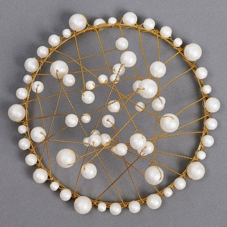 Jewelry for the cake "Pearl Crown", 12 cm-1