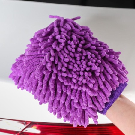 Mittens for washing a car, microfiber 24 × 19 × 4 cm, mix-2