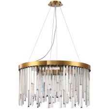 Crystal Crystal Chandelier Venecia 8xe14 40W, size 60x60x45-92 cm, bronze color