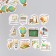Stickers for creativity "School objects" embossing gold set 48 pcs 9x7x0.8 cm
