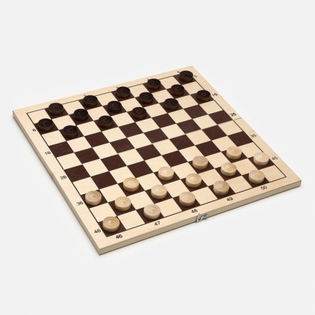 Stockety checkers, 40 pcs, d-2.5 cm, field 40 x 40 cm-1
