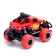 Radio -controlled jeep "graffiti", works on batteries, the color of red