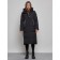 Coat insulated winter female, size 48, black color