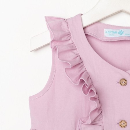 Children's dress on buttons KAFTAN, p. 34 (122-128), lilac-10