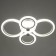 Ring chandelier LED 80W white 2700-6400K 60x45x14