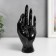 Souvenir polystone stand for jewelry "Hand" black 16.5x8 cm