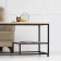 Gouring Payper table, 985x488x488, Black Muar/Dub Sonoma